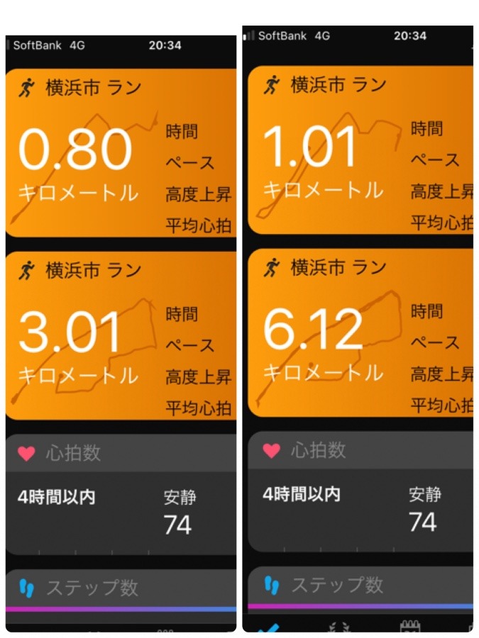 ランチタイムとイブニングタイム 二部練